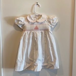 Beautiful children’s birthday smocked dress